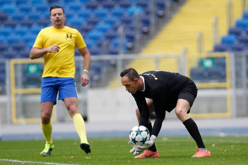 Football. Charity Match. Politicians - Journalists. 27.10.2018