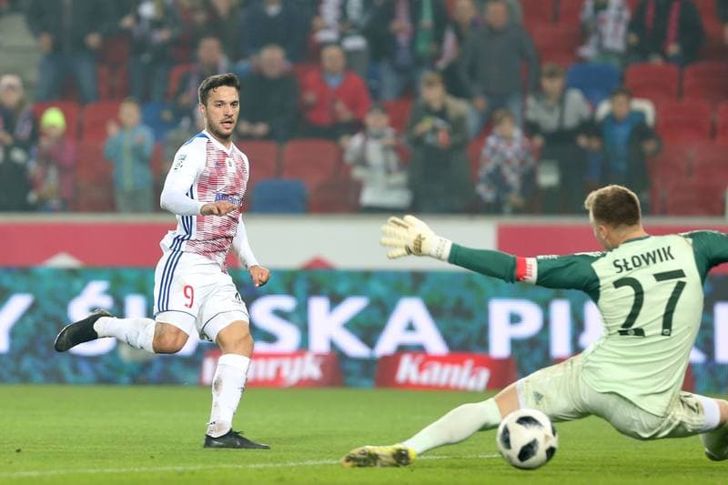 Football. Lotto Ekstraklasa. Gornik Zabrze - Slask Wroclaw. 09.11.2018