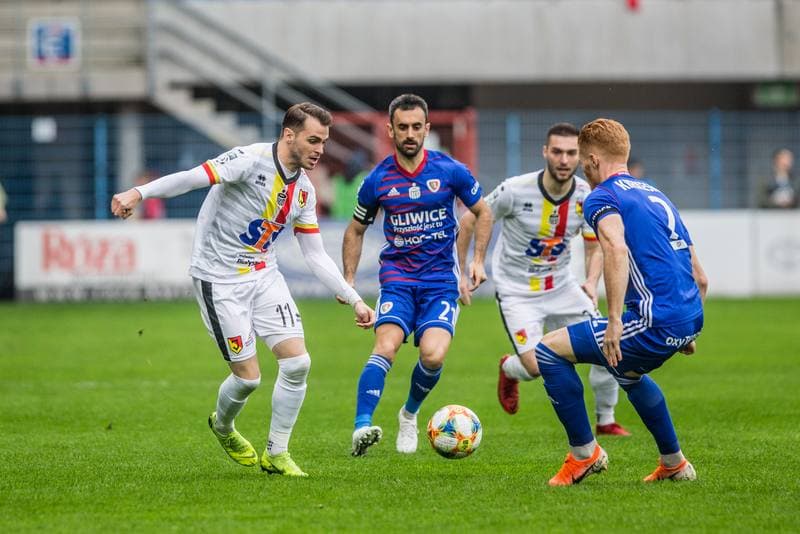 Football. Lotto Ekstraklasa. Piast Gliwice - Jagiellonia Bialystok. 12.05.2019