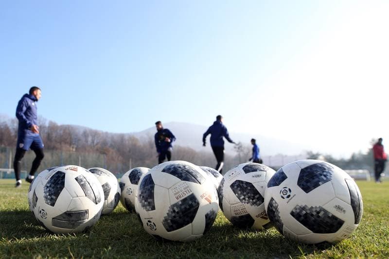 Football. Piast Gliwice. Training. 17.11.2018