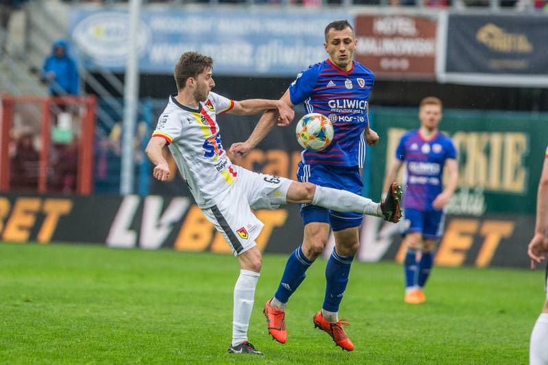 Football. Lotto Ekstraklasa. Piast Gliwice - Jagiellonia Bialystok. 12.05.2019