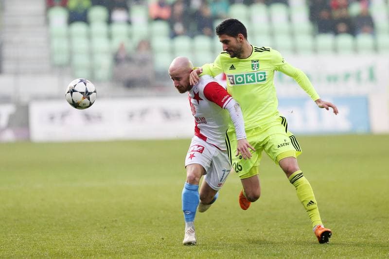 Football. Fortuna:Liga. MFK Karvina - Slavia Prague. 24.11.2018