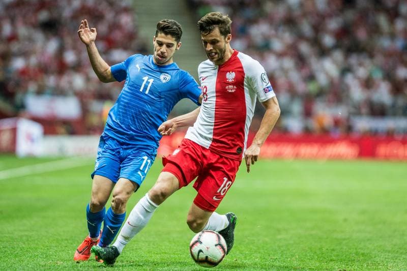 Football. Euro 2020 Qualifiers. Poland - Israel. 10.06.2019
