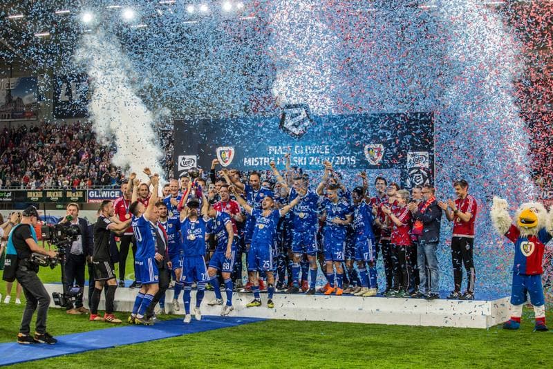 Football. Lotto Ekstraklasa. Piast Gliwice - Lech Poznan. 19.05.2019