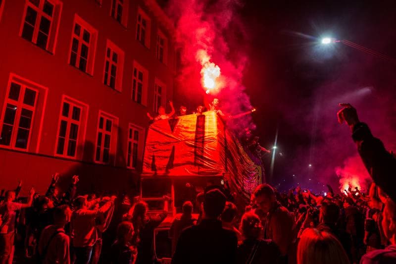 Football. Piast Gliwice. Celebration. 19.05.2019