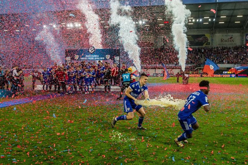 Football. Lotto Ekstraklasa. Piast Gliwice - Lech Poznan. 19.05.2019
