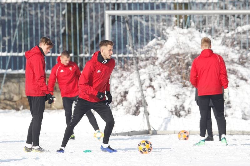 Football. Gornik Zabrze. Training. 05.02.2019