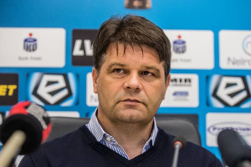 Football. Zaglebie Sosnowiec. Press Conference. 20.05.2019