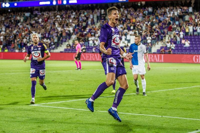 Football. UEFA Europa League. Austria Wien - Apollon Limassol. 08.08.2019