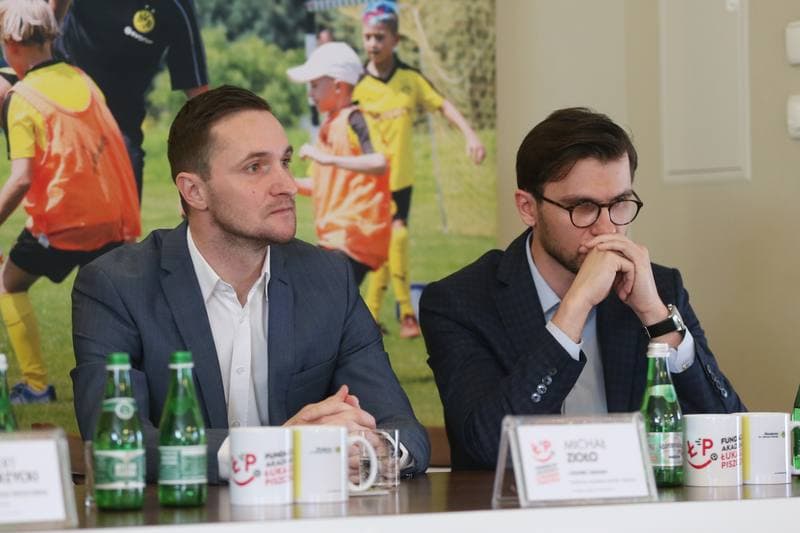 Football. Akademia im. Lukasza Piszczka. Press Conference. 19.03.2019