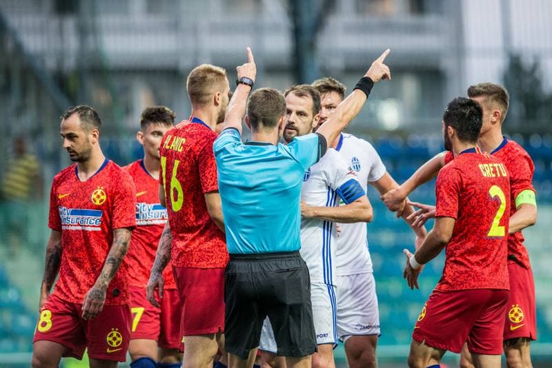 Football. UEFA Europa League. FK Mlada Boleslav - FCSB. 15.08.2019