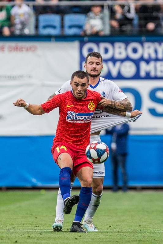 Football. UEFA Europa League. FK Mlada Boleslav - FCSB. 15.08.2019