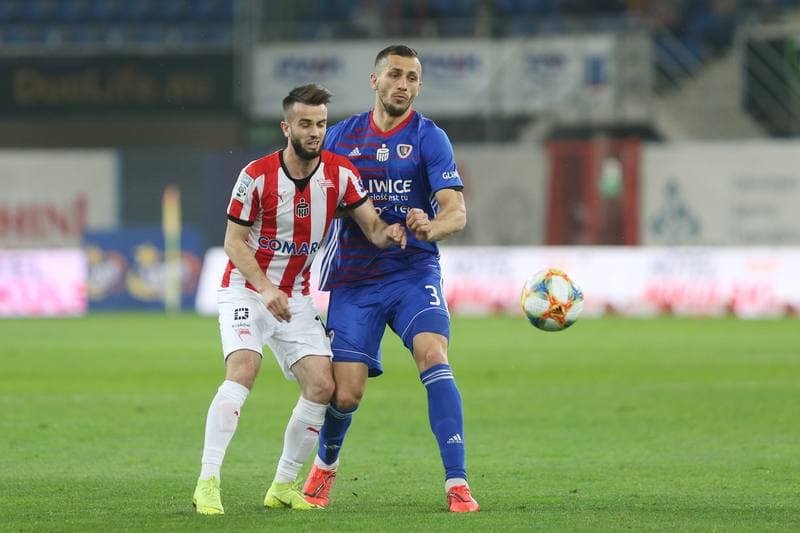 Football. Lotto Ekstraklasa. Piast Gliwice - Cracovia Krakow. 26.04.2019