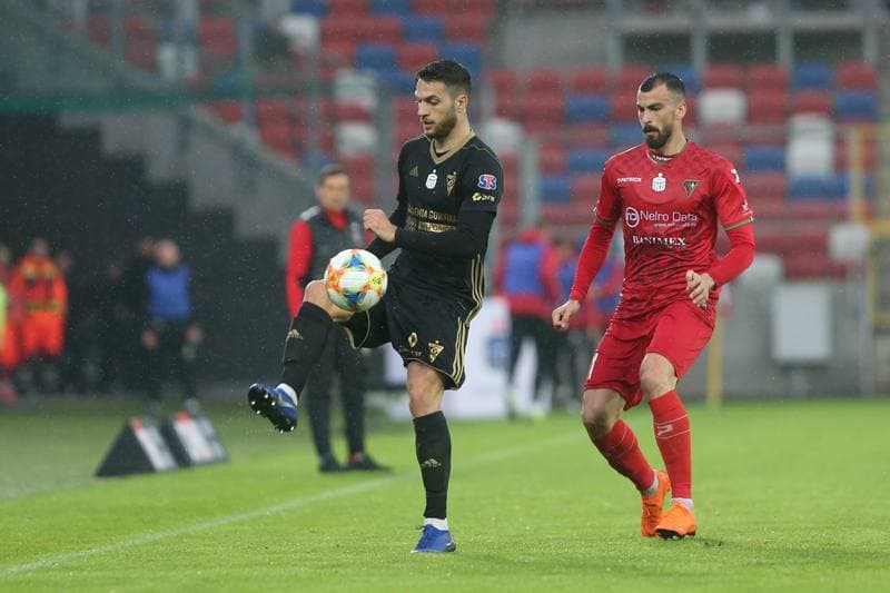 Football. Lotto Ekstraklasa. Gornik Zabrze - Zaglebie Sosnowiec. 29.04.2019
