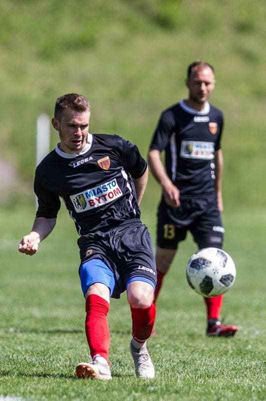Football. Haiz IV Liga. Polonia Bytom - MKS Myszkow. 01.05.2019