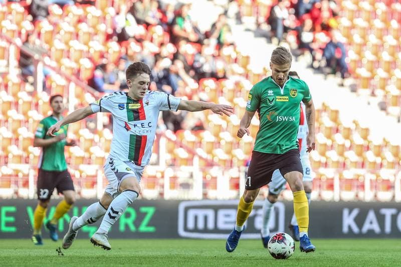 Football. Fortuna I Liga. GKS Tychy - GKS 1962 Jastrzebie. 01.05.2019