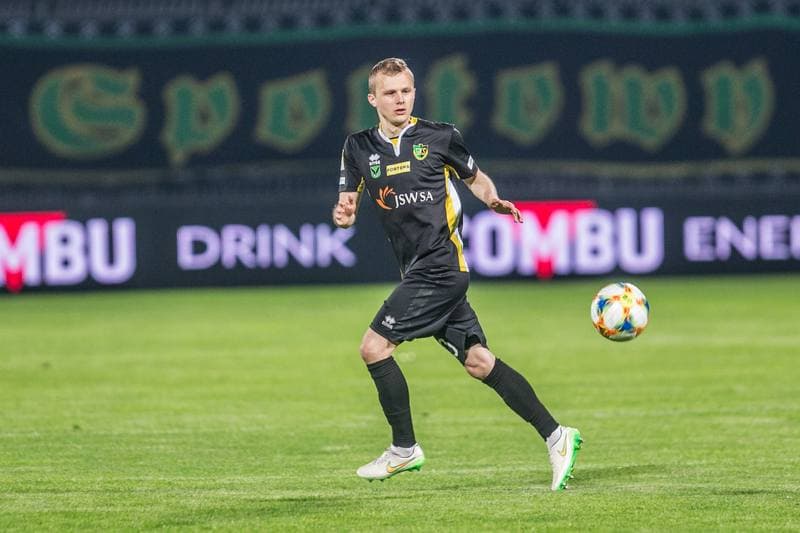 Football. Fortuna I Liga. GKS 1962 Jastrzebie - LKS Lodz. 04.05.2019