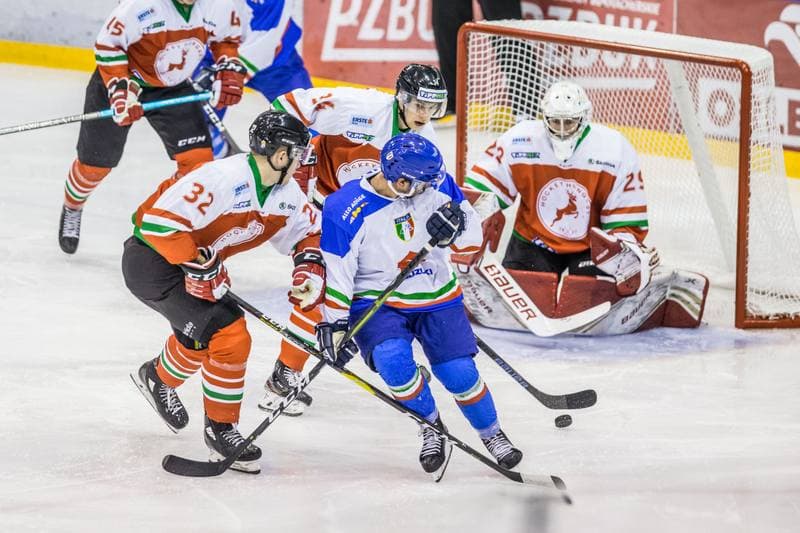 Ice Hockey. Euro Ice Hockey Challenge. Italy - Hungary. 08.11.2019
