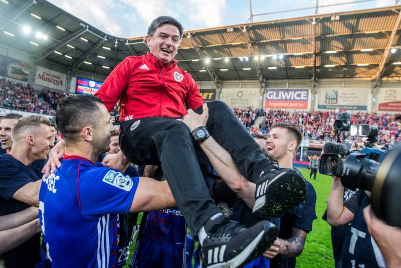 Football. Lotto Ekstraklasa. Piast Gliwice - Lech Poznan. 19.05.2019