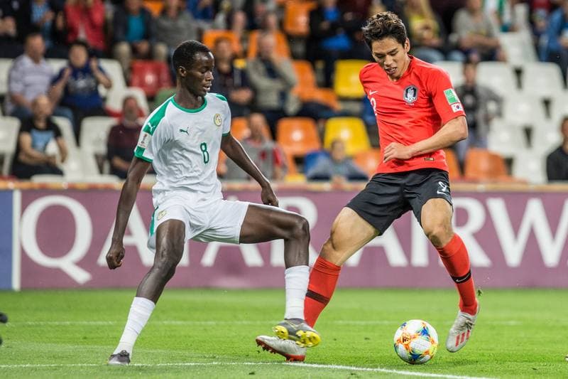 Football. FIFA U-20 World Cup. Korea Republic - Senegal. 08.06.2019