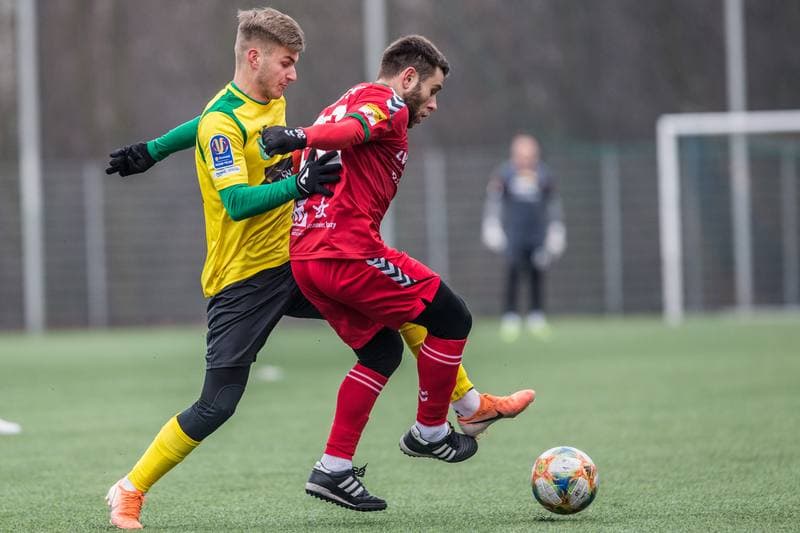 Football. Sparing. GKS Jastrzebie - Zaglebie Sosnowiec. 22.01.2020