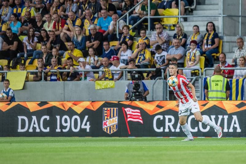 Football. UEFA Europa League. DAC 1904 Dunajska Streda - Cracovia Krakow. 11.07.2019