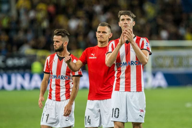 Football. UEFA Europa League. DAC 1904 Dunajska Streda - Cracovia Krakow. 11.07.2019