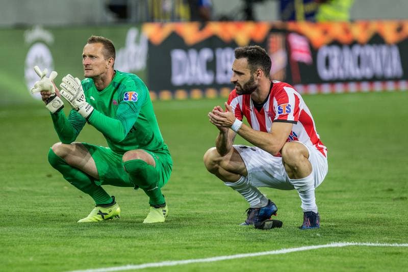 Football. UEFA Europa League. DAC 1904 Dunajska Streda - Cracovia Krakow. 11.07.2019
