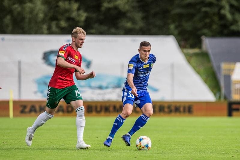 Football. Fortuna I Liga. Zaglebie Sosnowiec - Miedz Legnica. 17.08.2019