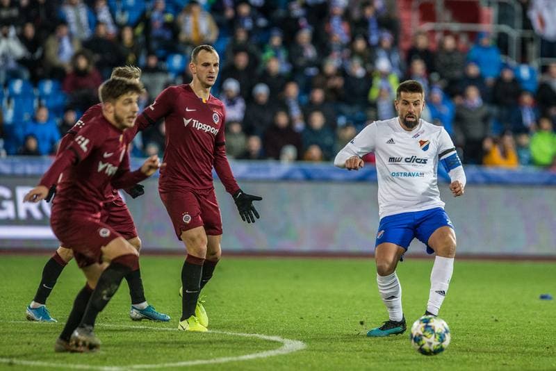 Football. Fortuna:Liga. Banik Ostrava - Sparta Prague. 14.12.2019