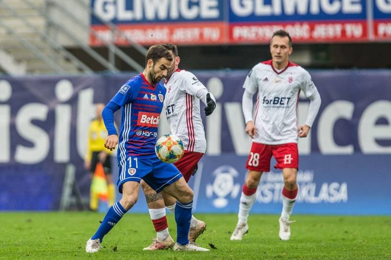 Football. PKO BP Ekstraklasa. Piast Gliwice - LKS Lodz. 15.12.2019