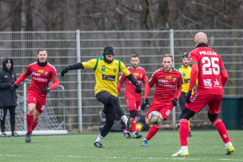 Football. Sparing. GKS Jastrzebie - Zaglebie Sosnowiec. 22.01.2020