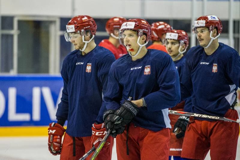 Ice Hockey. Poland national team. Training. 08.11.2019