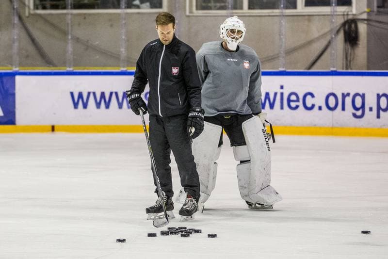Ice Hockey. Poland national team. Training. 08.11.2019