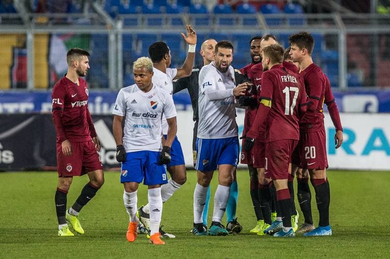 Football. Fortuna:Liga. Banik Ostrava - Sparta Prague. 14.12.2019