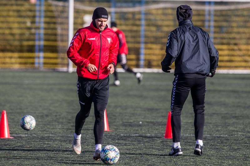 Football. GKS Tychy. Training. 15.01.2020