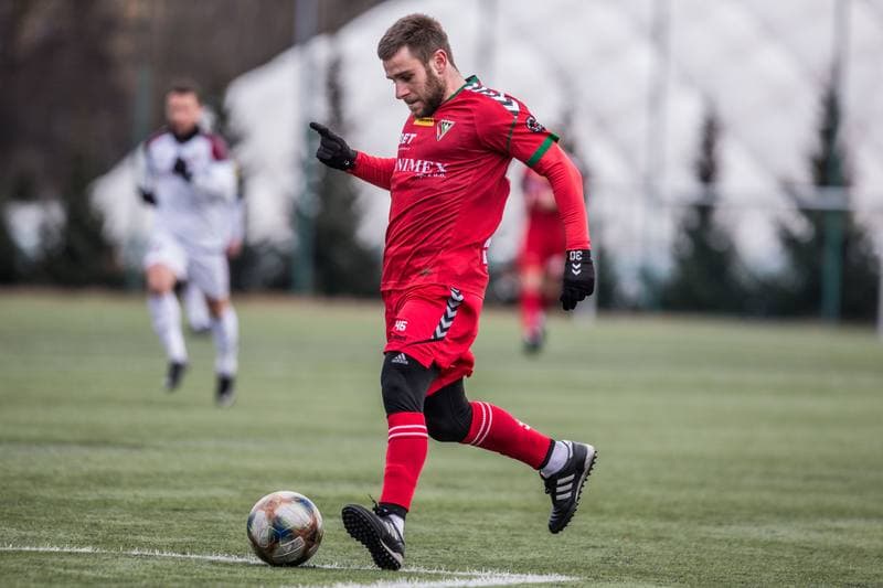 Football. Sparing. Zaglebie Sosnowiec - FK Zeleziarne Podbrezova. 29.01.2020