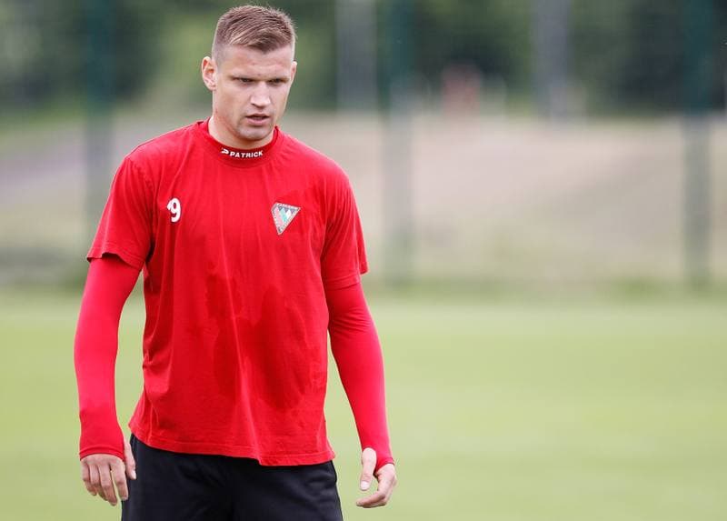 Football. Zaglebie Sosnowiec. Training. 25.06.2015