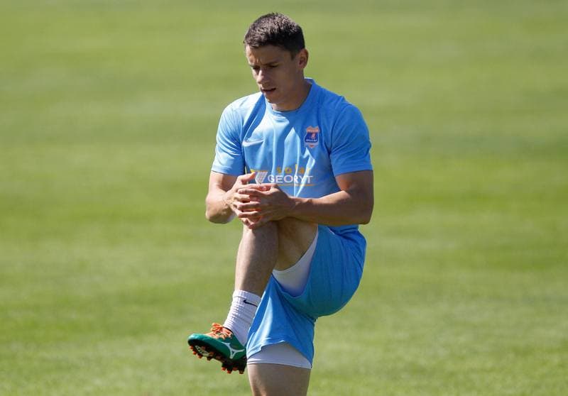 Football. Termalica Bruk-Bet Nieciecza. Training. 03.07.2015