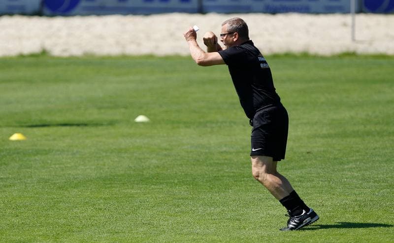 Football. Termalica Bruk-Bet Nieciecza. Training. 03.07.2015
