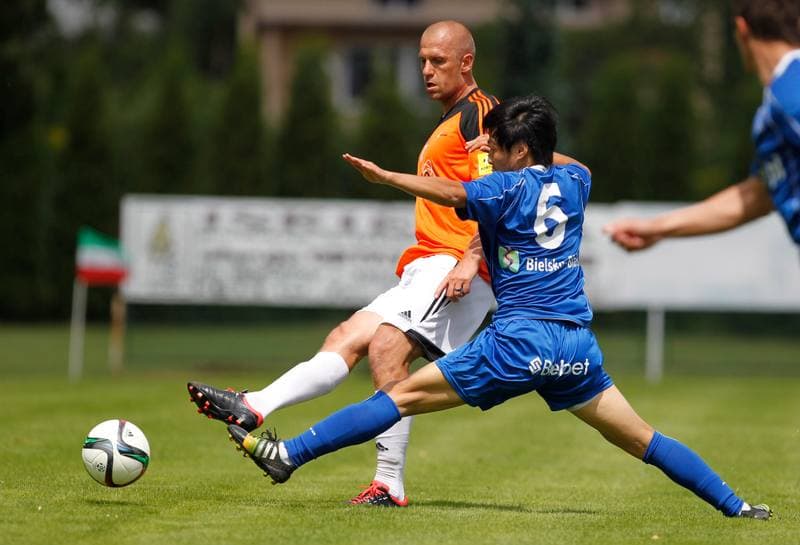 Football. Podbeskidzie Bielsko Biala - MFK Ruzomberok. 10.07.2015