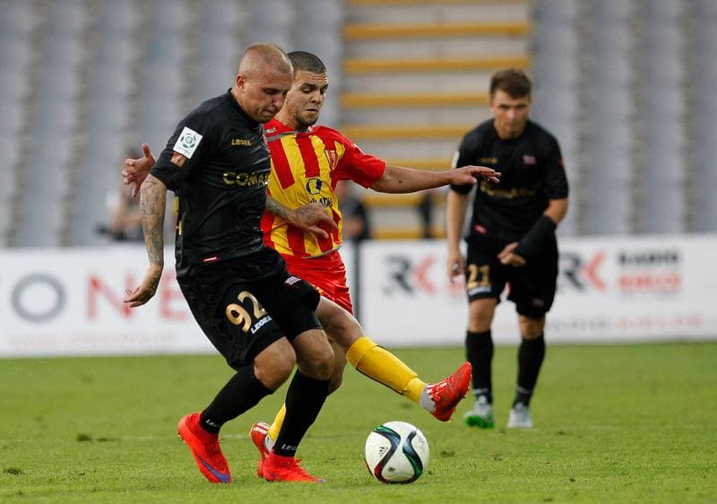 Football. PKO BP Ekstraklasa. Korona Kielce - Cracovia Krakow. 14.08.2015