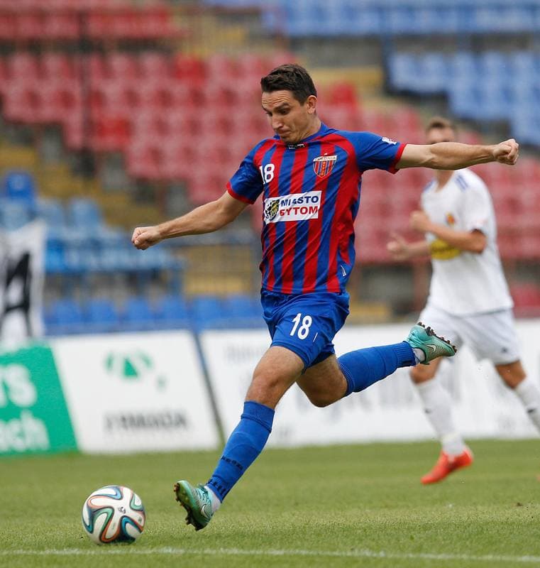 Football. II Liga. Polonia Bytom - Olimpia Zambrow. 15.08.2015