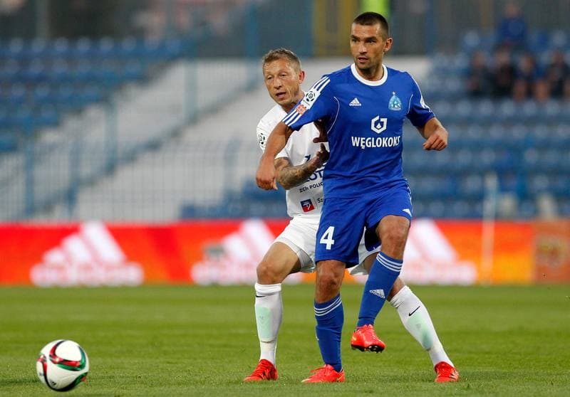 Football. T-Mobile Ekstraklasa. Ruch Chorzow - Pogon Szczecin. 06.03.2015