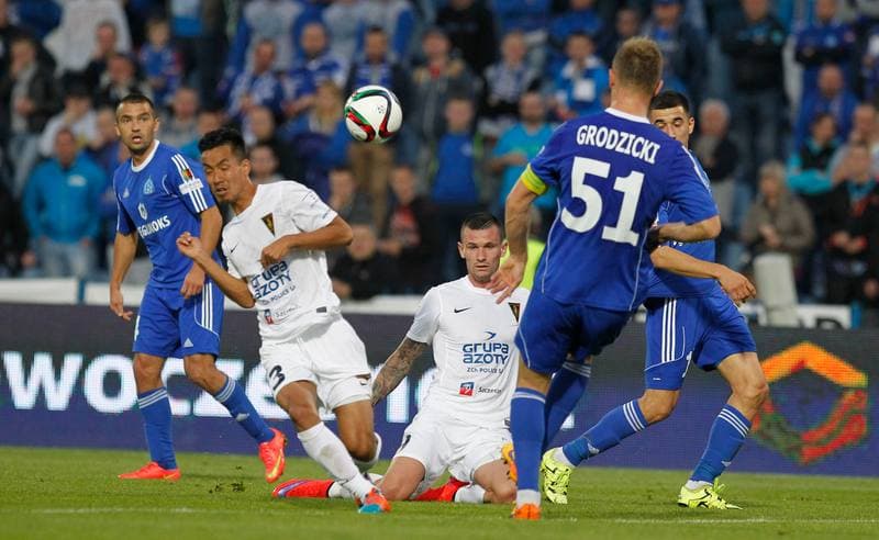 Football. T-Mobile Ekstraklasa. Ruch Chorzow - Pogon Szczecin. 06.03.2015