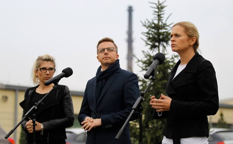 Barbara Nowacka. Press Conference. 08.10.2015