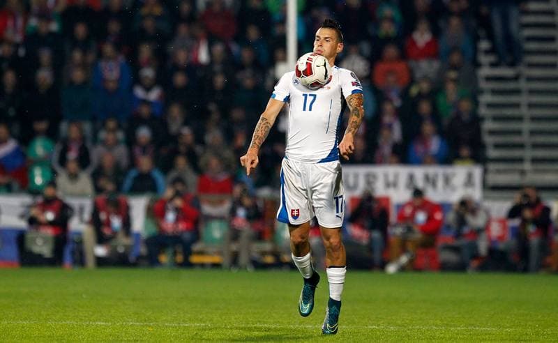 Football. UEFA Euro Qualifiers. Slovakia - Belarus. 09.10.2015