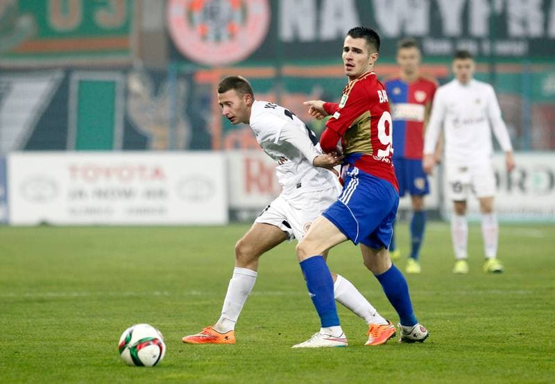 Football. PKO BP Ekstraklasa. Piast Gliwice - Zaglebie Lubin. 31.10.2015