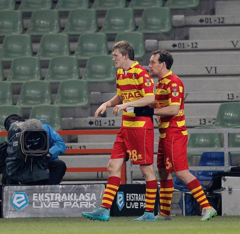 Football. PKO BP Ekstraklasa. Podbeskidzie Bielsko Biala - Jagiellonia Bialystok. 02.11.2015