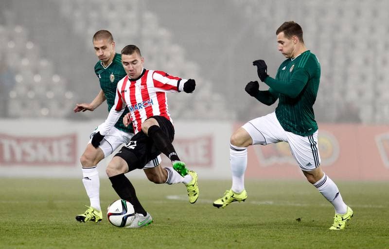 Football. T-Mobile Ekstraklasa. Cracovia Krakow - Slask Wroclaw. 02.03.2014